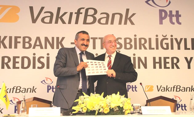 PTT ve Vakıfbank’tan ‘kredi’ anlaşması