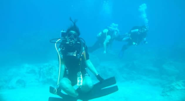 Sualtı tutkunları Kekova'dan vazgeçmiyor