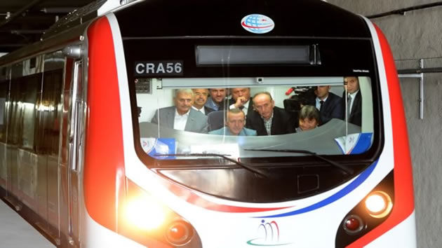 Marmaray'ın ilk test sürüşü gerçekleşti